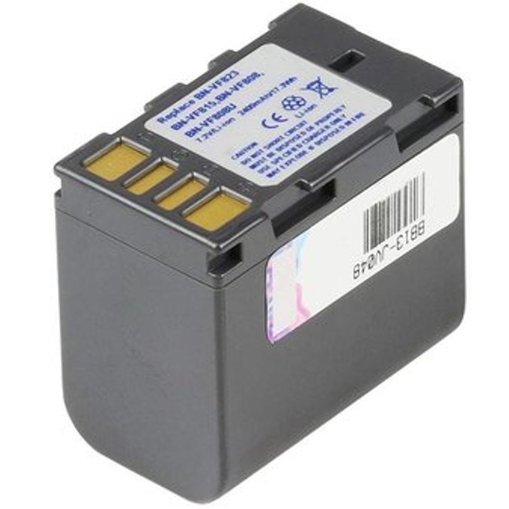 Amsahr BT-JVCBNVF808-1CT Batterie Numérique Remplacement Pour Caméra JVC BN-VF808 BN-VF815 GR-D720 Gris