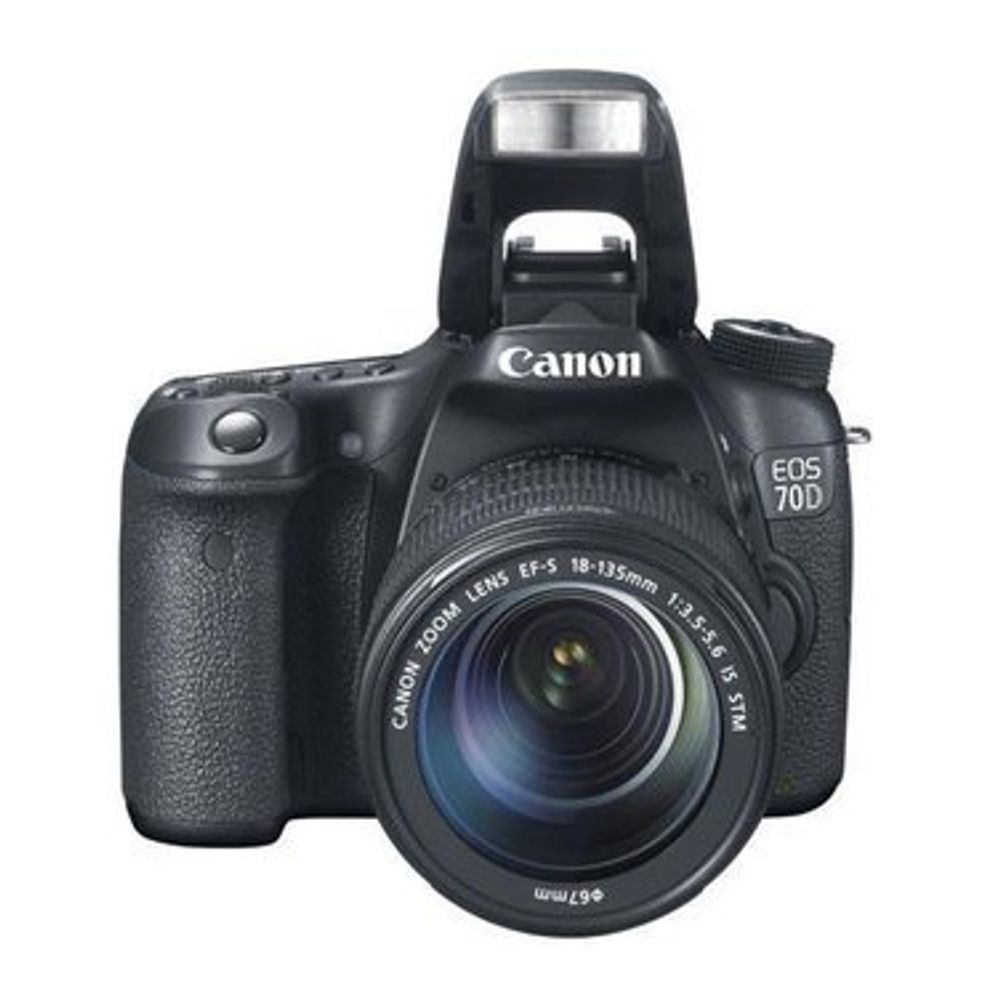 DSLR Canon EOS 70D Lente 18-55mm - eMania Foto e Video