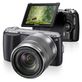 Camera-Digital-Sony-Alpha-NEX-C3K-com-Lente-18-55-mm-16.2-Megapixels--LCD-3--Panoramica-3D-Preta