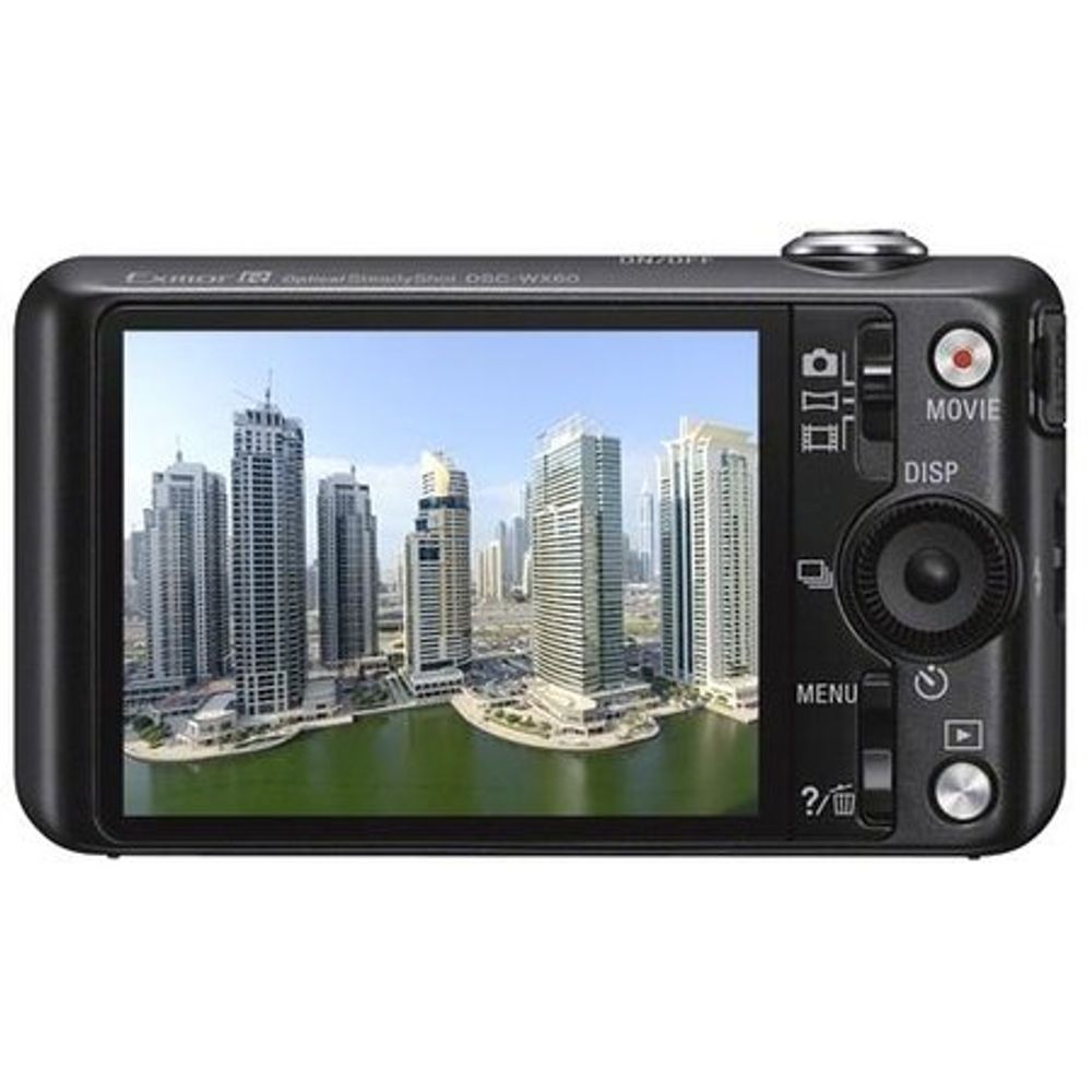 Câmera Digital Sony Cyber-Shot DSC-WX60 Preta | Em até 10X sem