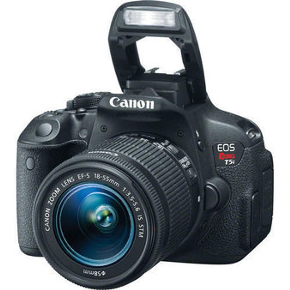 Câmera Canon EOS T5i com Lente EF-S 18-55mm f/3.5-5.6 IS STM