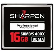 Cartão Compact Flash 16Gb Sharpen 60Mb/s (400x), UDMA5