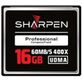 Cartão Compact Flash 16Gb Sharpen 60Mb/s (400x), UDMA5