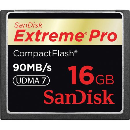Cartão Compact Flash 16GB SanDisk Extreme Pro 90MB/s (600X) UDMA7