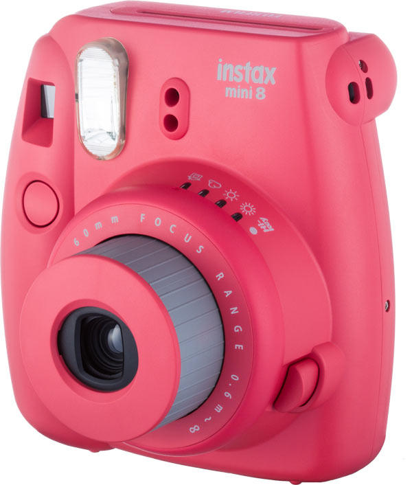 Instantânea Fuji Instax Mini 8 Framboesa - eMania Foto e Video