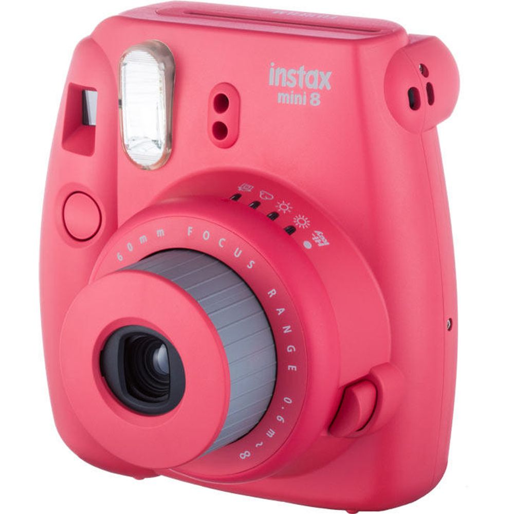 Câmera Instantânea Fujifilm Instax Mini 8 - Framboesa Câmera Instantânea Fujifilm Instax Mini 8 - Framboesa
