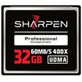 Cartão Compact Flash 32Gb Sharpen 60Mb/s (400x), UDMA5