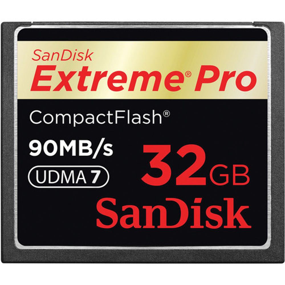 Cartão Compact Flash 32Gb SanDisk Extreme Pro 90MB/s (600X) UDMA7 Cartão Compact Flash 32Gb SanDisk Extreme Pro 90MB/s (600X) UDMA7