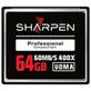 Cartão Compact Flash 64Gb Sharpen 60Mb/s (400x) UDMA5