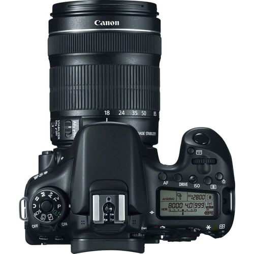 【良品】Canon　EOS70D Canon 70D com Lente 18-135mm STM - eMania Foto e Video