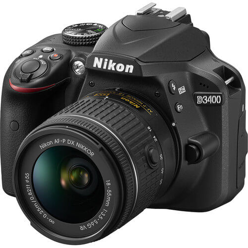 Nikon D3400 e Lente 18-55mm VR - eMania Foto e Video