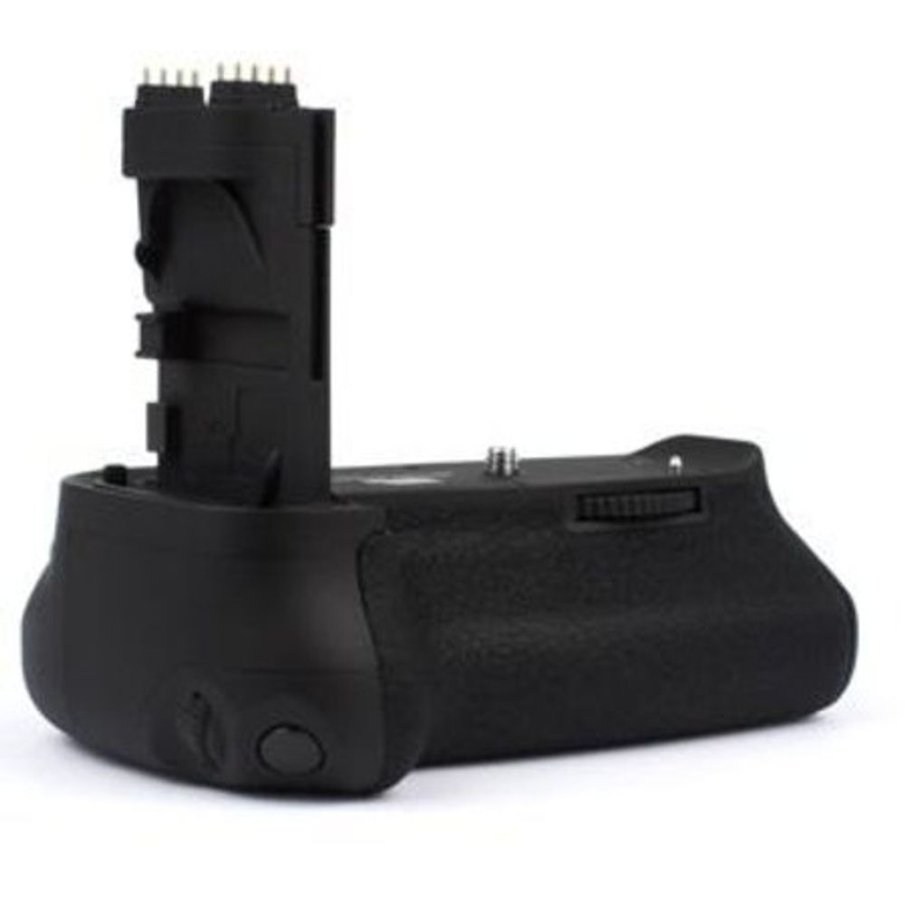 Khalia Photo Grip Meike Batterie Pour Canon EOS 60D - Poignée Verticale Comme BG-E9 Avec Double Batterie Et Piles AA