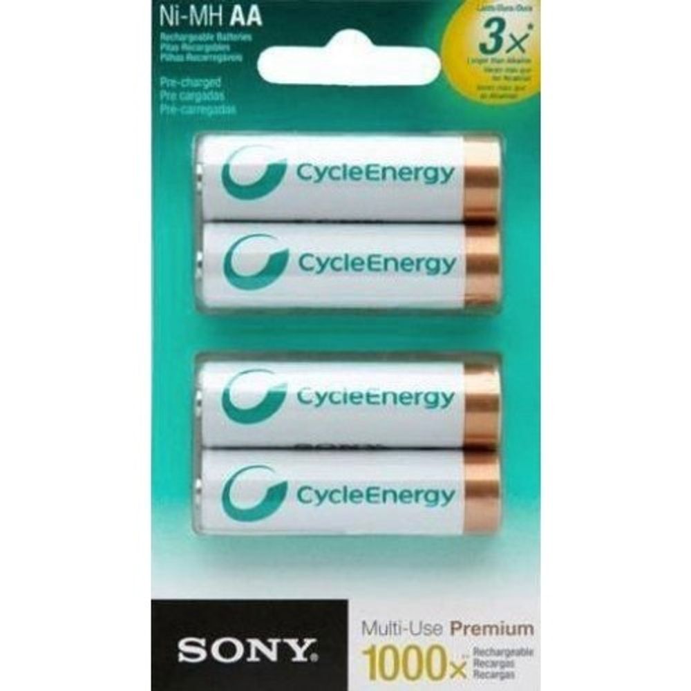 Pilha-Recarregavel-Sony-AA-com-4-Pilhas-2100---NH-AA-B4K Pilha-Recarregavel-Sony-AA-com-4-Pilhas-2100---NH-AA-B4K