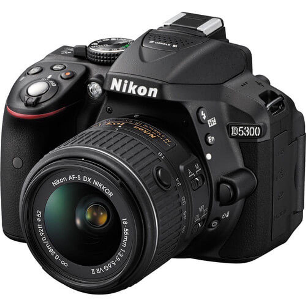 Camera-Nikon-D5300-com-Lente-18-55mm-f-3.5-5.6G-VR-II-DX-NIKKOR Camera-Nikon-D5300-com-Lente-18-55mm-f-3.5-5.6G-VR-II-DX-NIKKOR