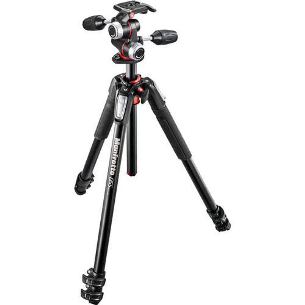 Tripe-Manfrotto-MK055XPRO3-3W-com-Cabeca-de-3-Vias-Pan-Tilt-para-ate-8Kg Tripe-Manfrotto-MK055XPRO3-3W-com-Cabeca-de-3-Vias-Pan-Tilt-para-ate-8Kg