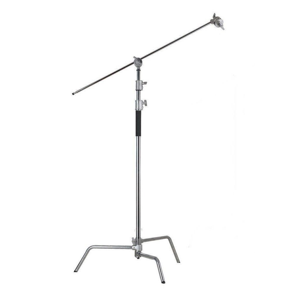 Tripe-de-iluminacao-de-Aco-Inox-de-2.1m Tripe-de-iluminacao-de-Aco-Inox-de-2.1m