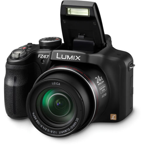 Câmera Panasonic Lumix DMC-FZ47K - eMania Foto e Video