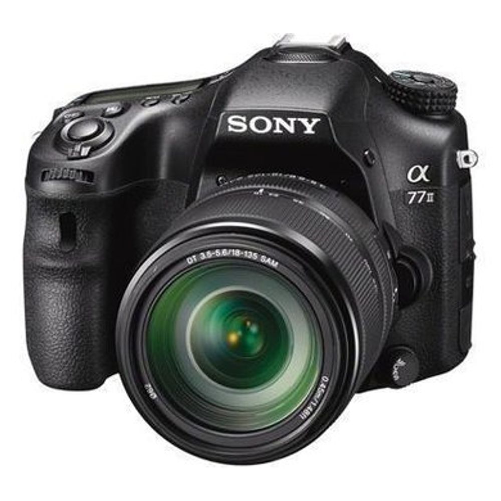 DSLR Sony a77II com Lente 18-135mm - eMania Foto e Video