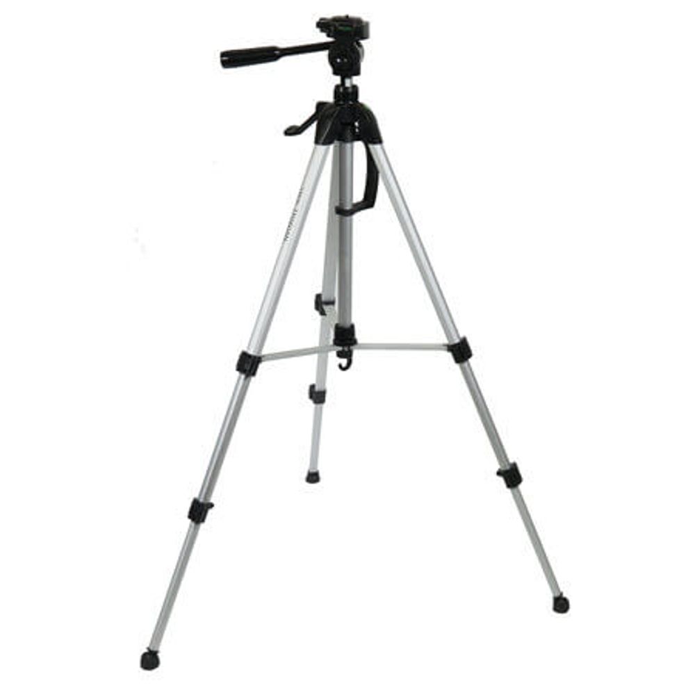 Tripe-com-Cabeca-TR-560AN-para-Cameras-e-Filmadoras-ate-5Kg---Prata---com-Bolsa Tripe-com-Cabeca-TR-560AN-para-Cameras-e-Filmadoras-ate-5Kg---Prata---com-Bolsa