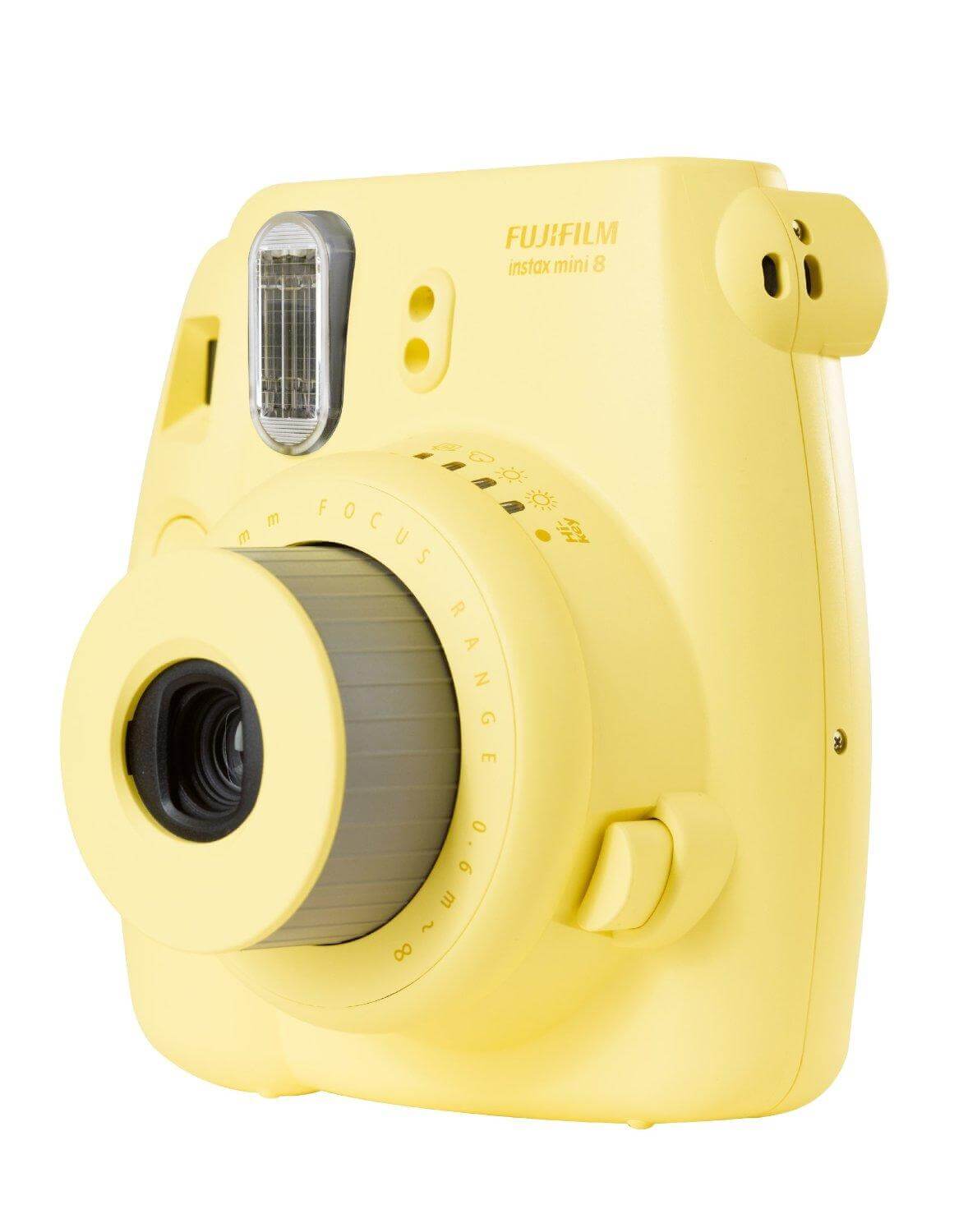 Instantânea Fuji Instax Mini 8 Amarela - eMania Foto e Video