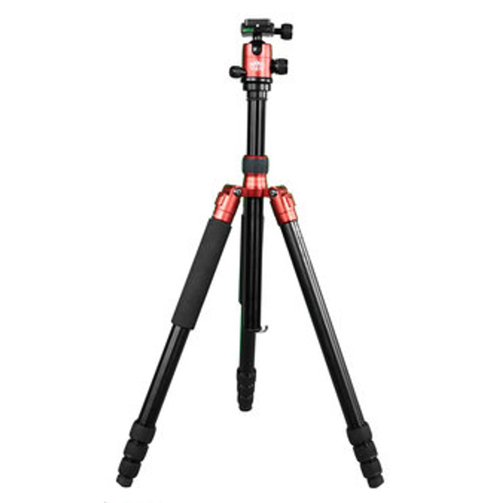 Tripe---Monope-com-Cabeca-Ball-Head-para-ate-15-Kg---Vermelho---Com-Bolsa-de-Transporte-Inclusa Tripe---Monope-com-Cabeca-Ball-Head-para-ate-15-Kg---Vermelho---Com-Bolsa-de-Transporte-Inclusa