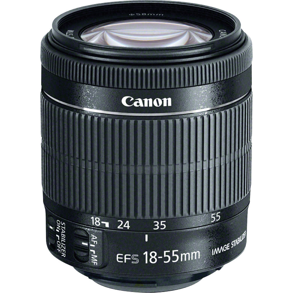 Canon EF-S 18-55mm & 55-250mm ズームレンズセット Kit Premium Câmera Canon T5i com Lente Canon EF-S 18-55mm STM e