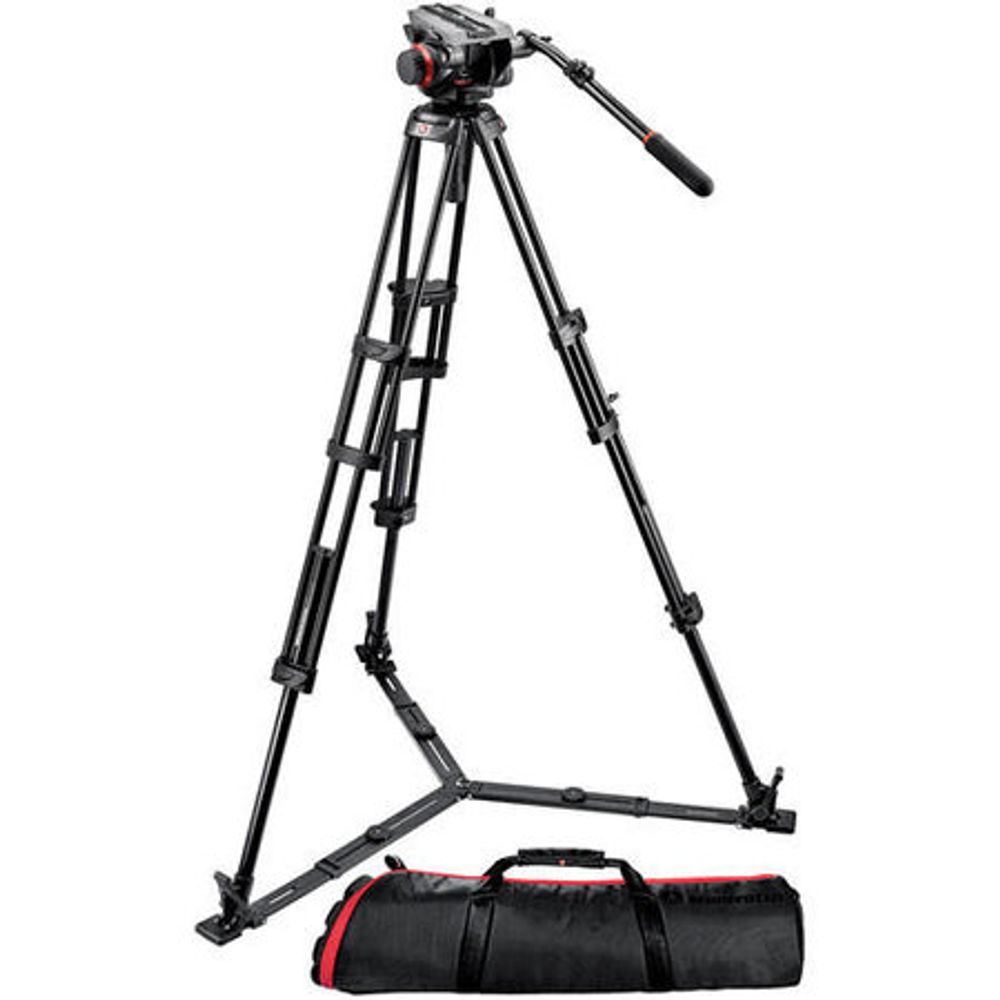 Kit-Manfrotto-504HD-546GBK-Sistema-de-Tripe-de-Video---Suporta-ate-75-Kg Kit-Manfrotto-504HD-546GBK-Sistema-de-Tripe-de-Video---Suporta-ate-75-Kg