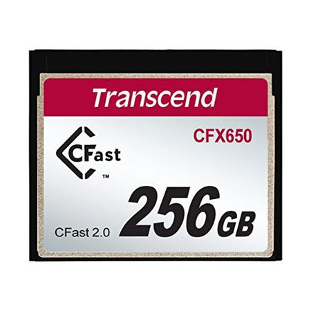 Cartão CFast 256Gb Transcend CFX650 (TS256GCFX650)