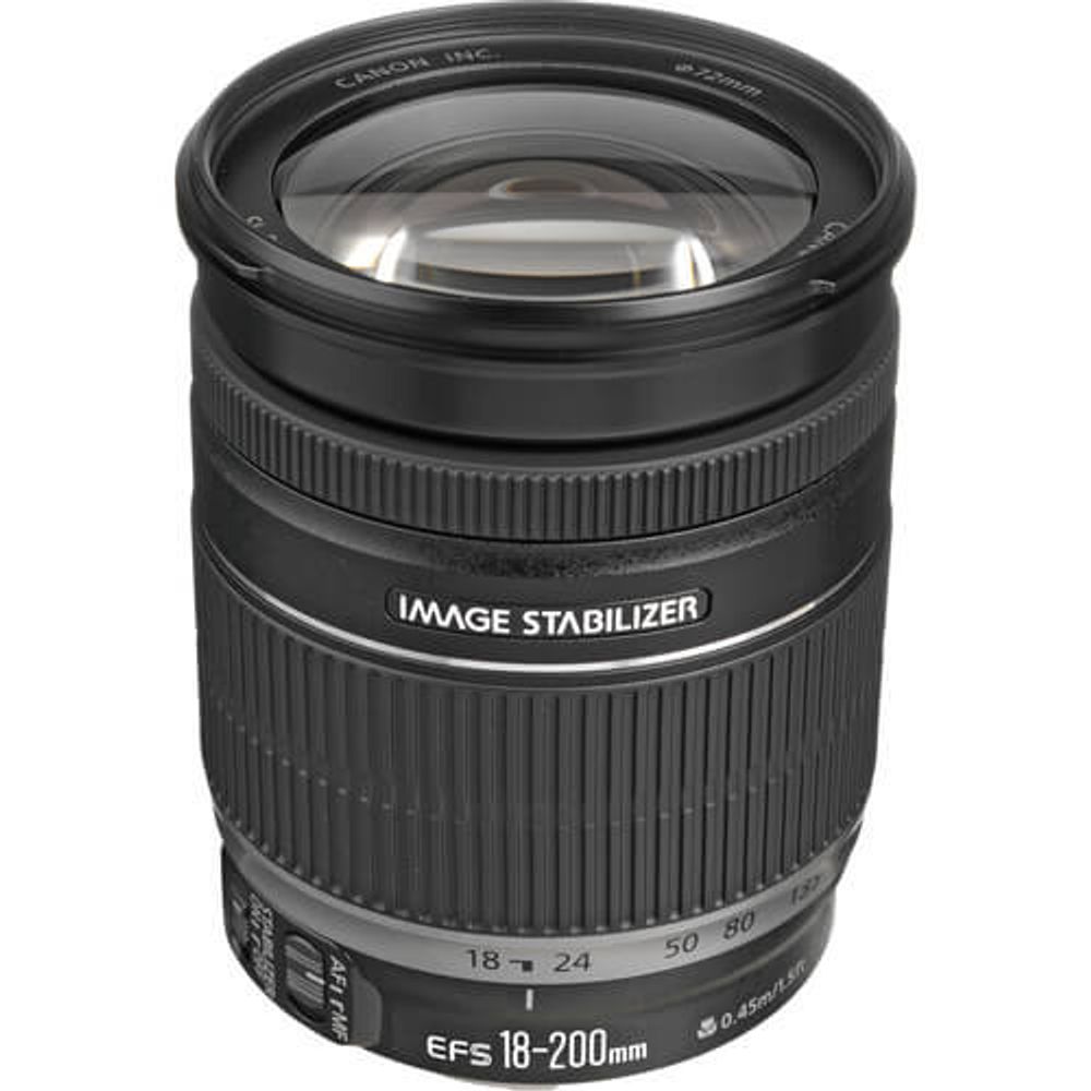 Lente Canon 18-200mm f/3.5-5.6 IS - eMania Foto e Video