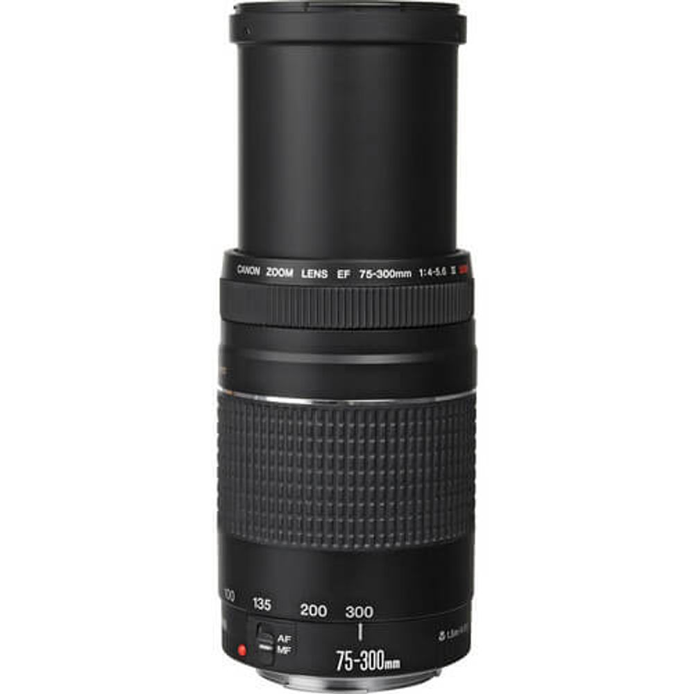 Lente Canon EF 75-300mm f/4-5.6 III USM - eMania Foto e Video