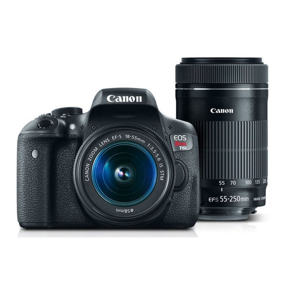 Kit-Camera-Canon-EOS-T6i-com-Lente-EF-S-18-55mm-IS-STM---EF-55-250mm-IS-STM Kit-Camera-Canon-EOS-T6i-com-Lente-EF-S-18-55mm-IS-STM---EF-55-250mm-IS-STM