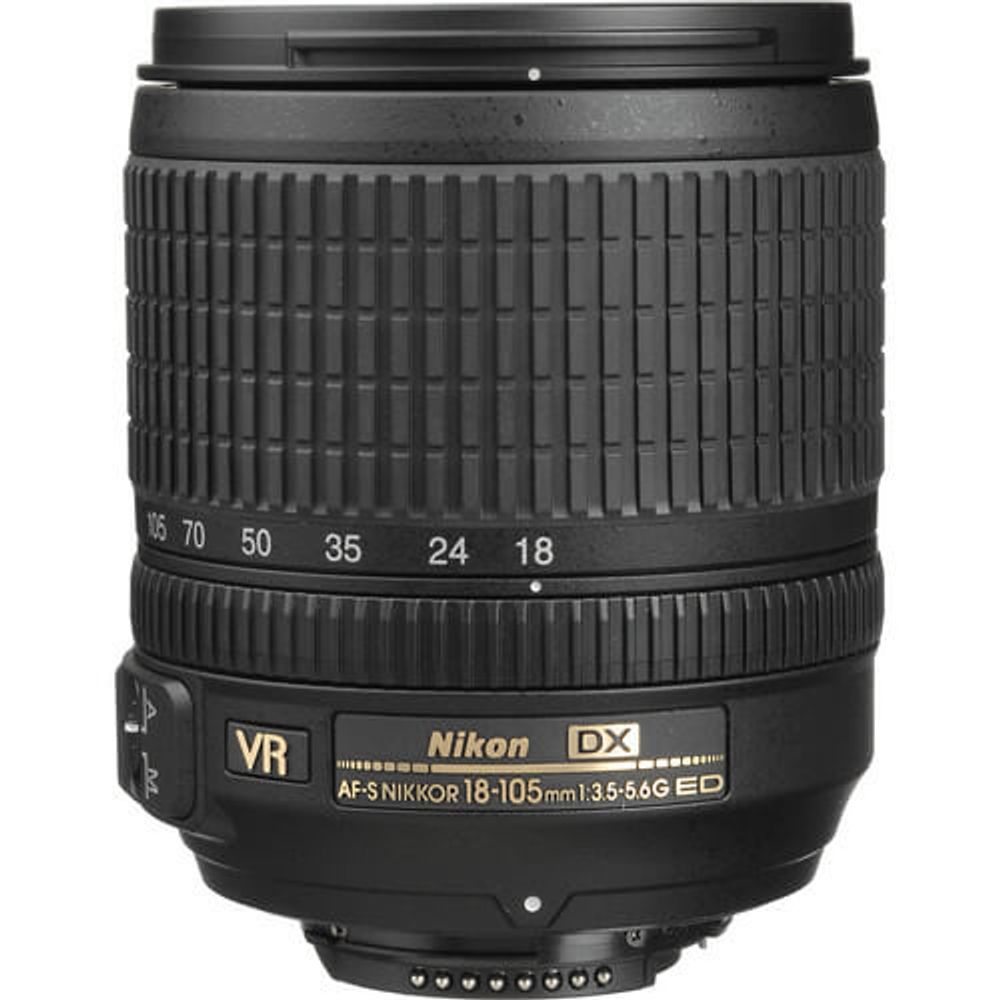 Lente-Nikon-18-105mm-f-3.5-5.6G-ED-VR-AF-S-DX-Nikkor-Autofoco Lente-Nikon-18-105mm-f-3.5-5.6G-ED-VR-AF-S-DX-Nikkor-Autofoco