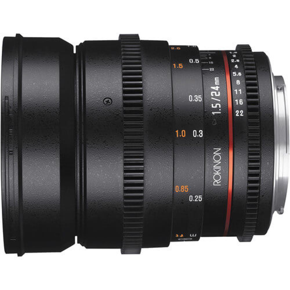 Lente Rokinon 24mm T1.5 Cine Canon - WorldView