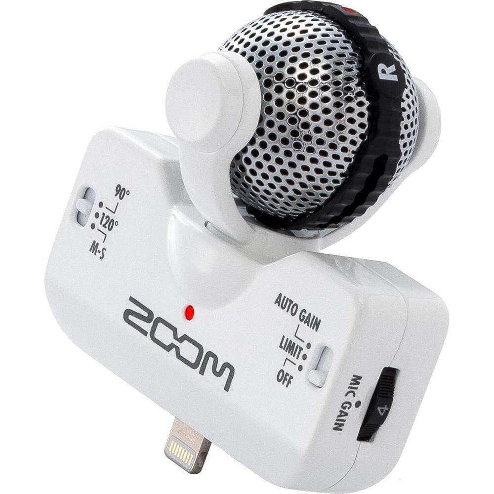Microfone-Estereo-Zoom-iQ5-Profissional-para-iPhone-iPad-e-iPod-Touch---Branco Microfone-Estereo-Zoom-iQ5-Profissional-para-iPhone-iPad-e-iPod-Touch---Branco