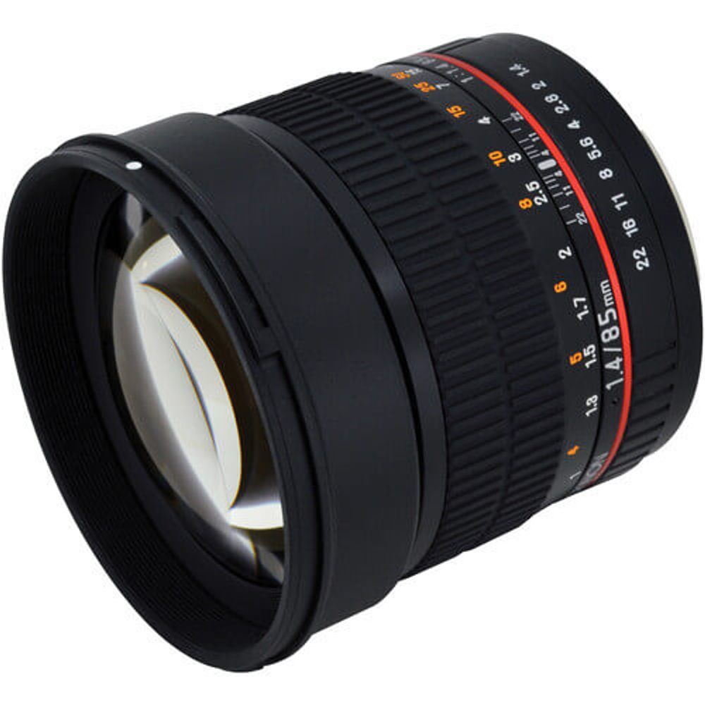 Lente Rokinon 85mm f/1.4 AS IF UMC Canon - eMania Foto e Video