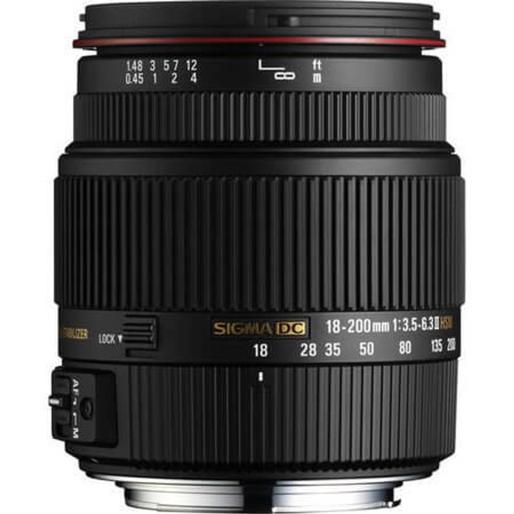 Lente-Sigma-18-200mm-f-3.5-6.3-II-DC-OS-HSM-para-Canon-EOS Lente-Sigma-18-200mm-f-3.5-6.3-II-DC-OS-HSM-para-Canon-EOS