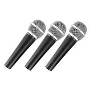 Kit-com-3-Microfones-de-Mao-Dinamico-CSR-HT-58A-3-com-Fio