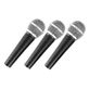 Kit-com-3-Microfones-de-Mao-Dinamico-CSR-HT-58A-3-com-Fio Kit-com-3-Microfones-de-Mao-Dinamico-CSR-HT-58A-3-com-Fio