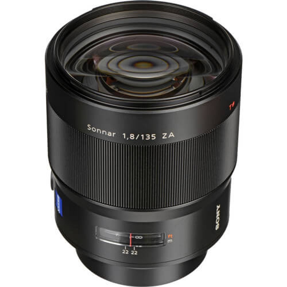 Lente Sony 135mm Sonnar T* ZA A-Mont - eMania Foto e Video
