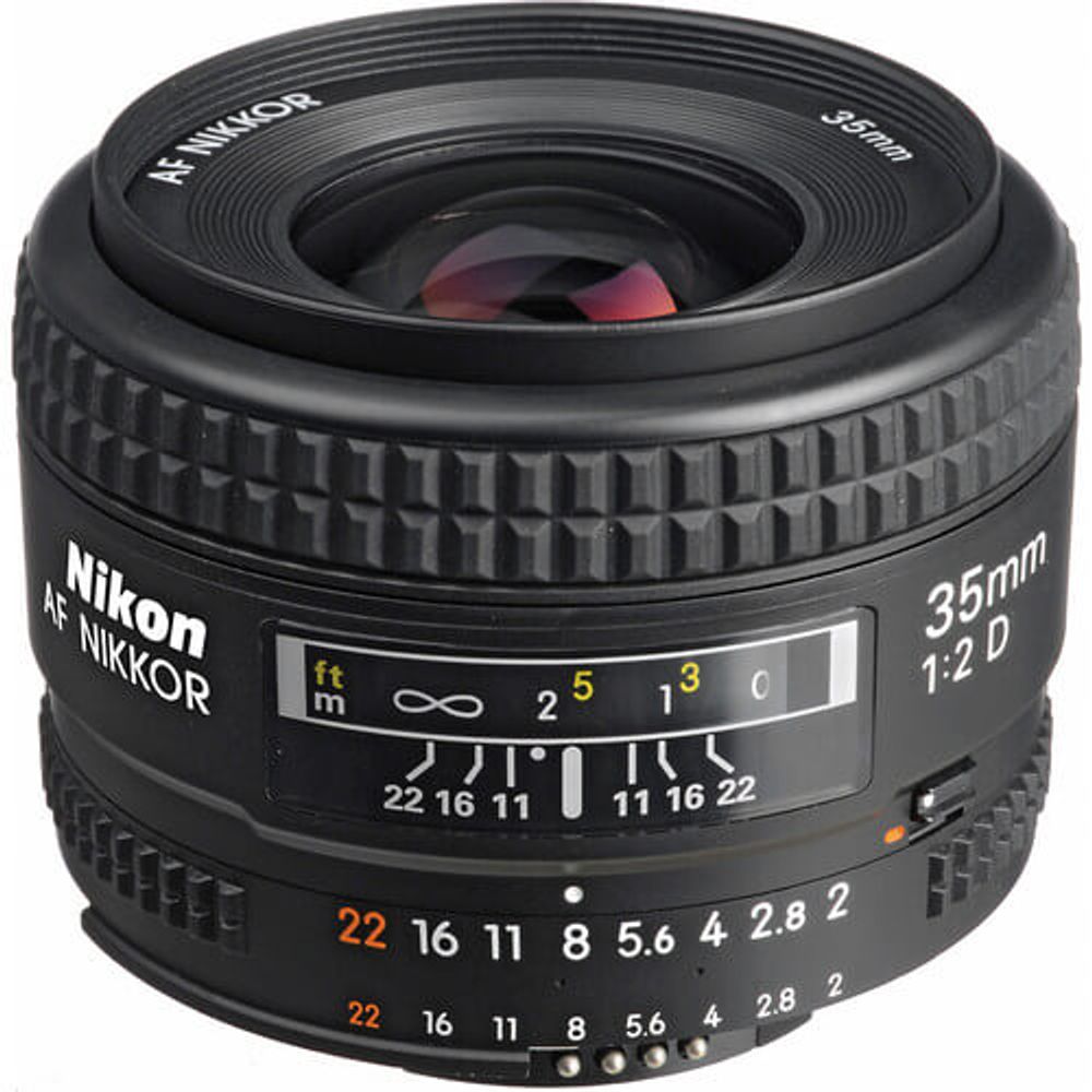 Lente Nikon AF 35mm f/2D Nikkor - eMania Foto e Video