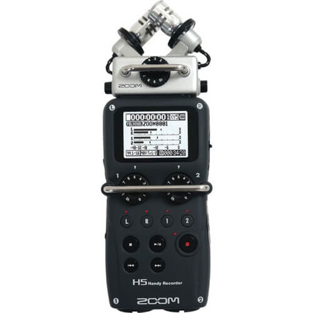 Gravador-Digital-Zoom-H5-Handy-Recorder-com-Sistema-de-Microfone-intercambiaveis Gravador-Digital-Zoom-H5-Handy-Recorder-com-Sistema-de-Microfone-intercambiaveis