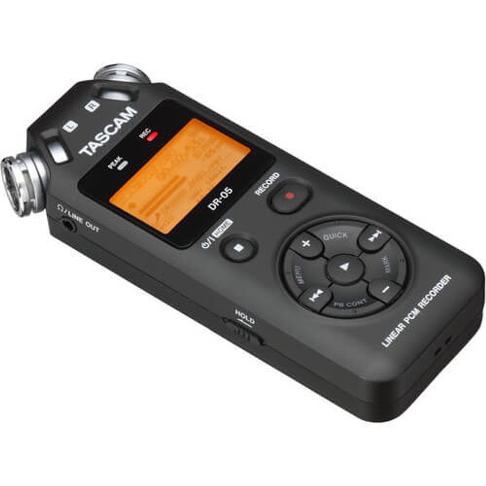 Gravador Tascam DR-05 Memória 2 GB - WorldView