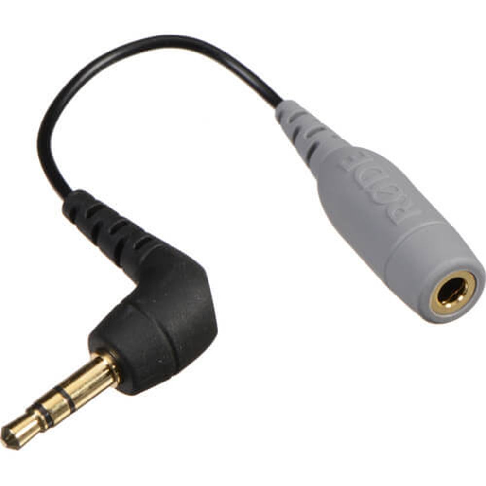 Adaptador-Rode-SC3-de-3.5mm-TRRs-para-TRS-de-Microfone-de-Lapela-Rode-SmartLav Adaptador-Rode-SC3-de-3.5mm-TRRs-para-TRS-de-Microfone-de-Lapela-Rode-SmartLav