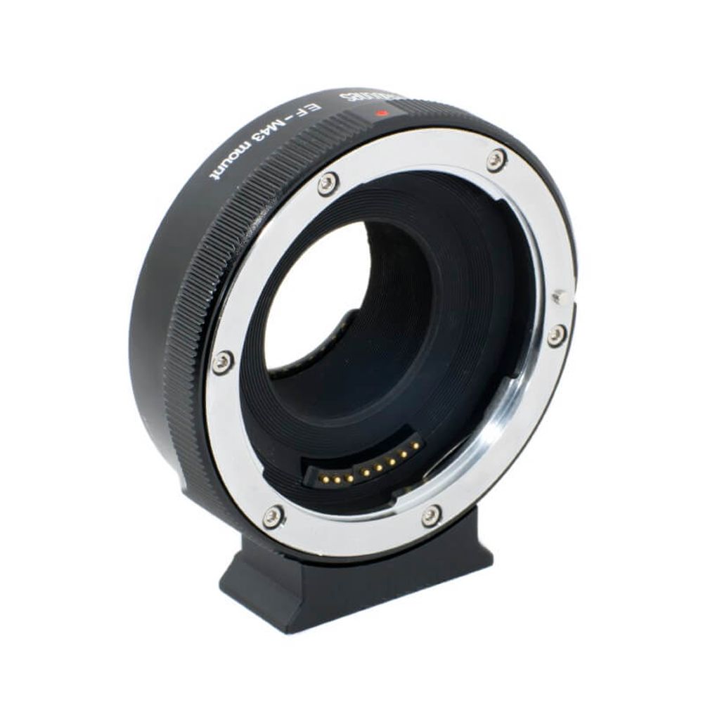 Adaptador-Eletronico-de-Lente-Canon-EF-e-EF-S-para-Camera-M4-3 Adaptador-Eletronico-de-Lente-Canon-EF-e-EF-S-para-Camera-M4-3