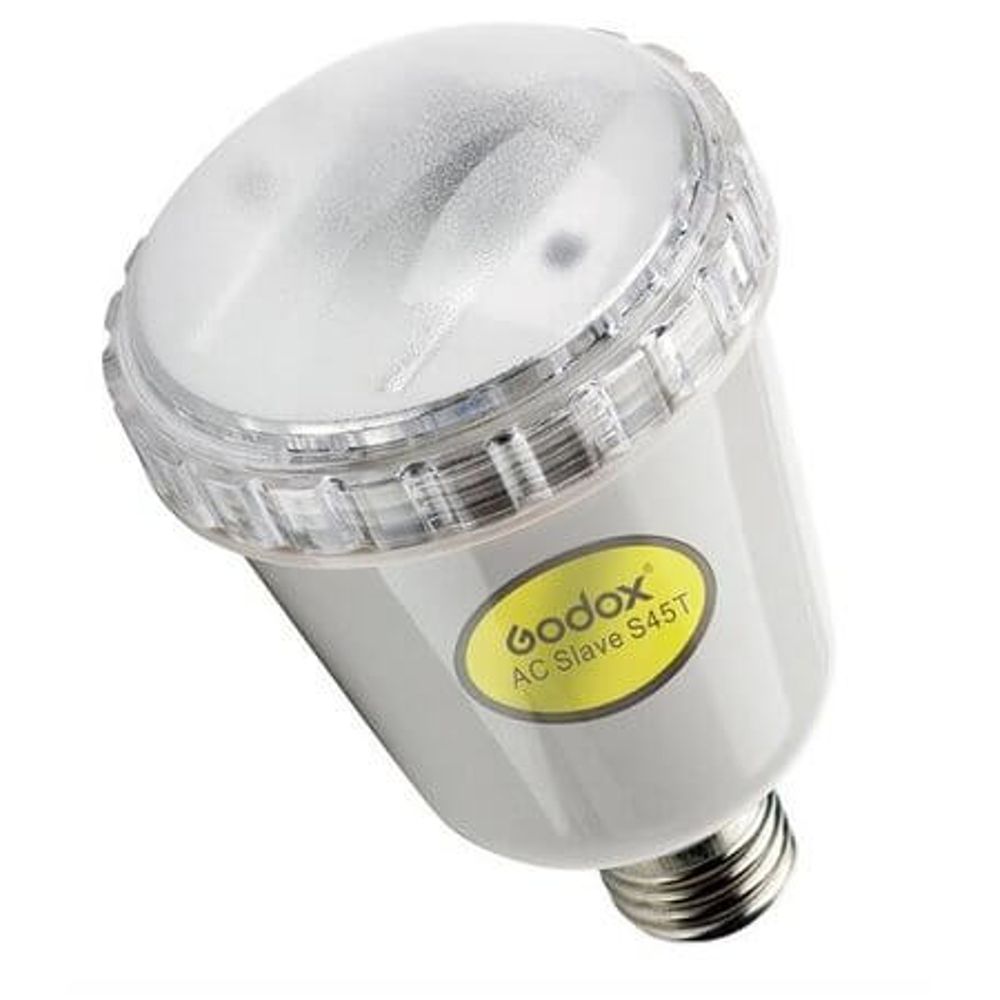 Lampada-para-Estudio-Flash-Godox-S45T-Slave--Branca Lampada-para-Estudio-Flash-Godox-S45T-Slave--Branca