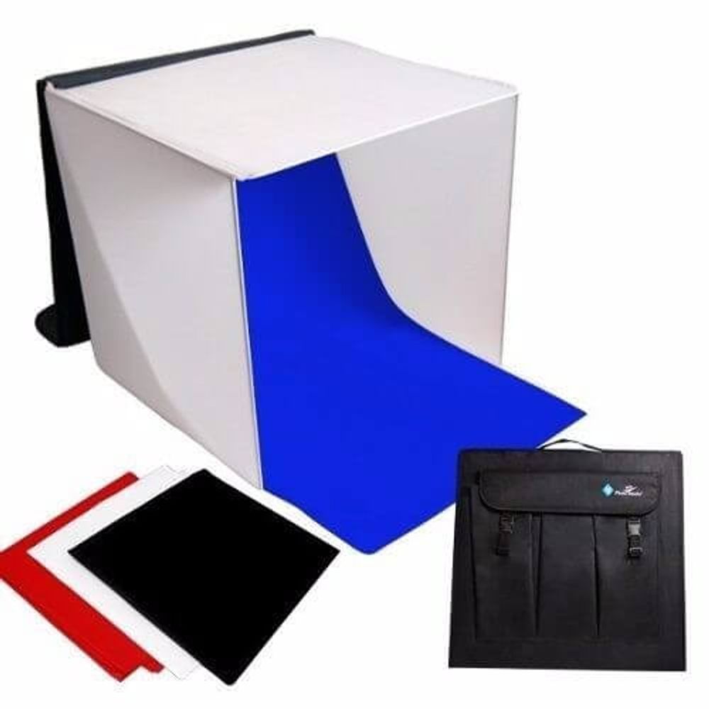 Barraca-Difusora-Preta-60X60cm-Greika-para-Estudio-com-iluminador-de-Led-DIMS Barraca-Difusora-Preta-60X60cm-Greika-para-Estudio-com-iluminador-de-Led-DIMS