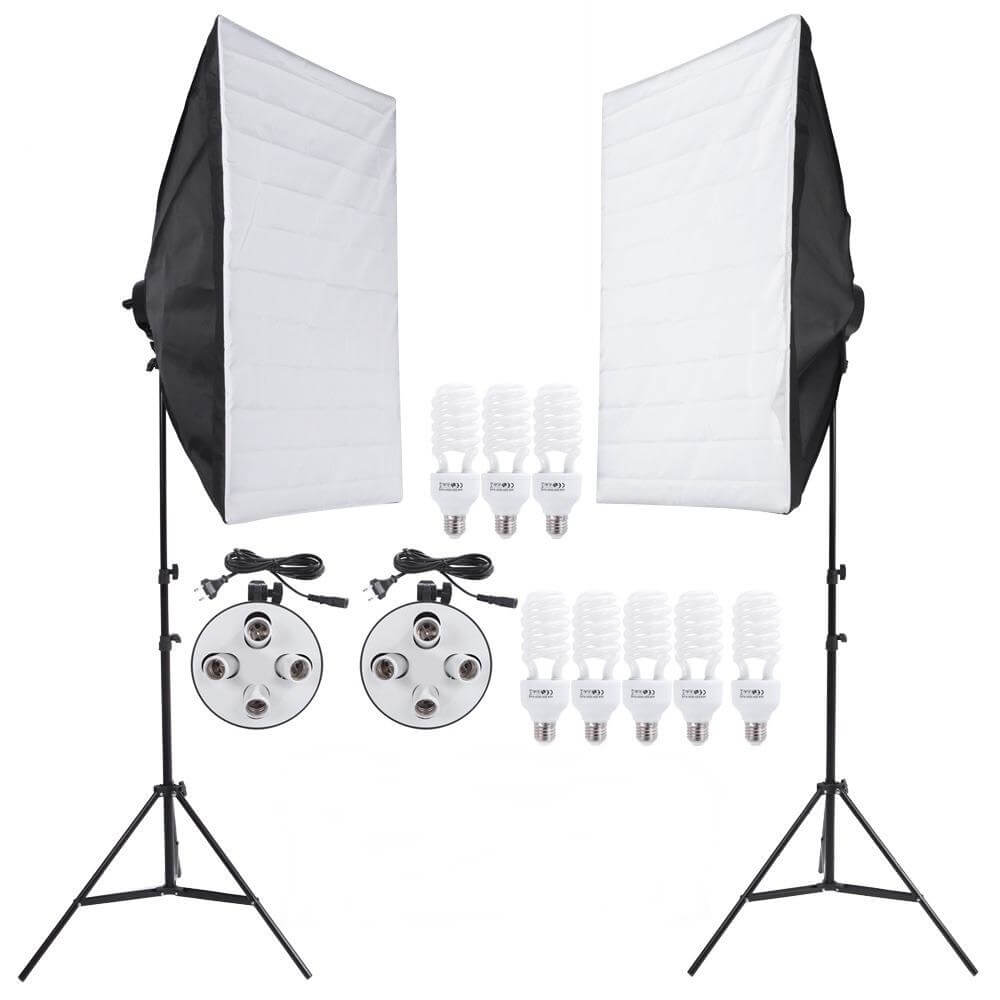 Kit-de-iluminacao-para-Estudio-Fotografico-com-2-softbox Kit-de-iluminacao-para-Estudio-Fotografico-com-2-softbox