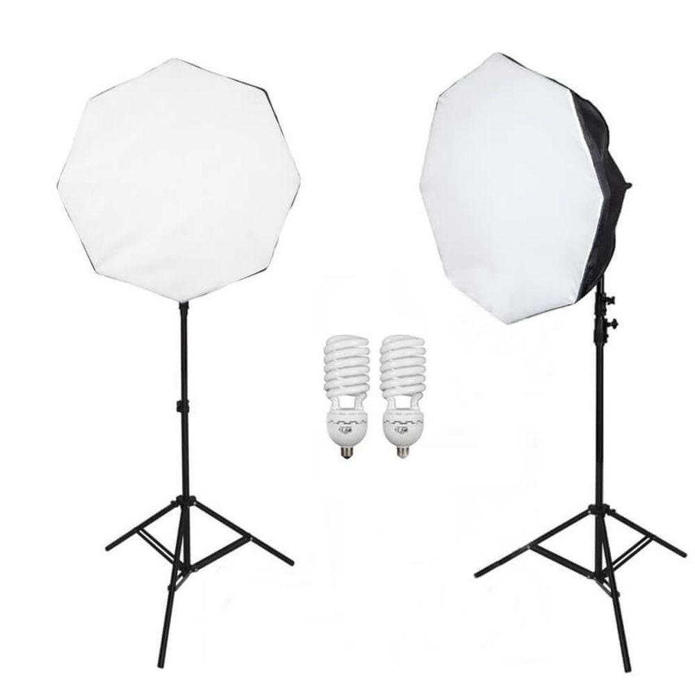 Kit-de-iluminacao-para-Estudio-Fotografico-com-2-Octabox-de-70cm-e-Lampada-de-135w Kit-de-iluminacao-para-Estudio-Fotografico-com-2-Octabox-de-70cm-e-Lampada-de-135w