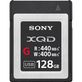 Cartão Sony XQD de 128GB 400mb/s Série G Cartão Sony XQD de 128GB 400mb/s Série G