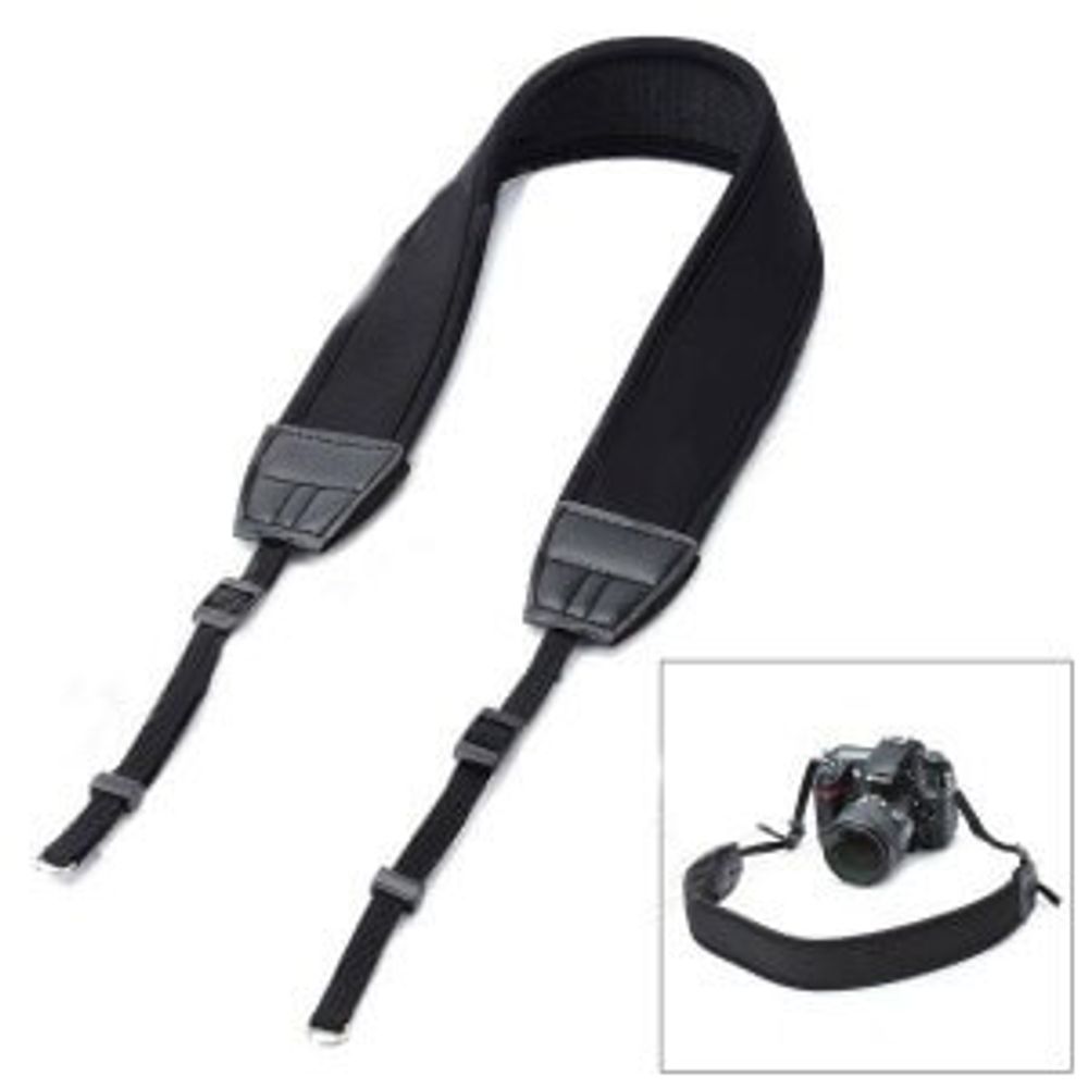 Alca-para-Cameras-DSLR-ate-7kg-de-Nylon---Preto Alca-para-Cameras-DSLR-ate-7kg-de-Nylon---Preto